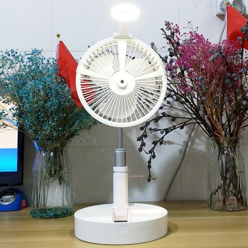 6 Types Electric Fans Folding Telescopic Floor Fan Table  Air Conditioner Humidifier Portable Summer Air Cooler for Home Travel