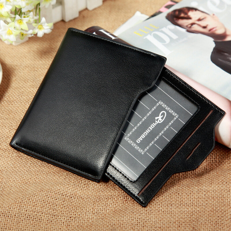 JIFANPAUL 2020 New Men's zipper wallet short paragraph multi-function card wallet horizontal wallet men men's wallet men