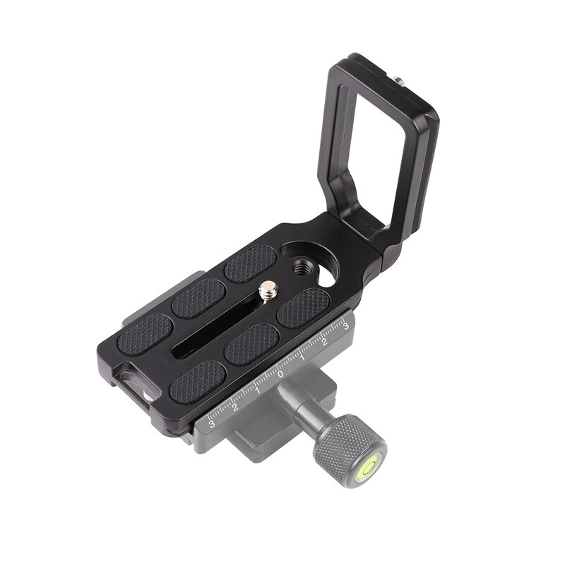 Placa de suporte para câmera, universal, placa de liberação rápida, forma em l, adaptador dslr