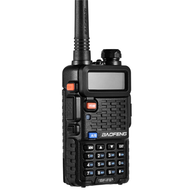 Baofeng-walkie-talkie F8plus, Radio bidireccional de policía, de doble banda Pofung, transceptor Ham VHF UHF de largo alcance para exteriores