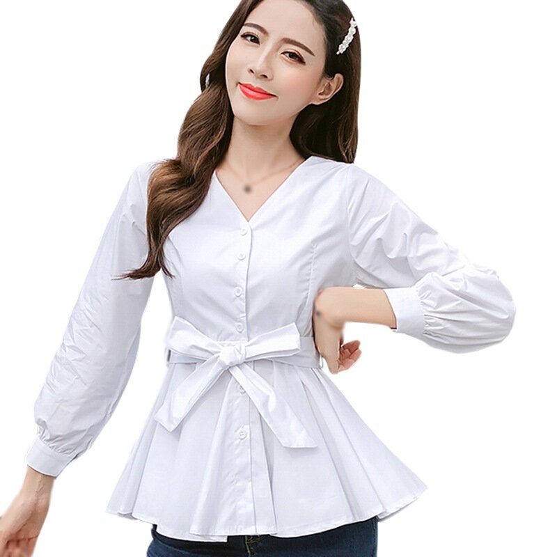 EFINNY-Blusa de oficina para mujer, camisa elegante para primavera y otoño, 2021