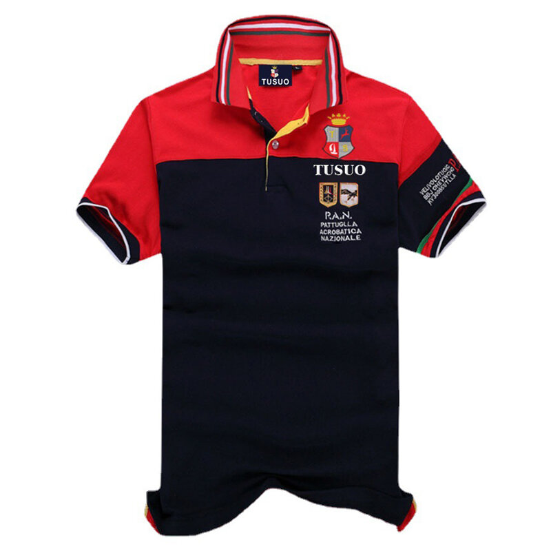 2021 Lente/Zomer Nieuwe Polo Shirt Mannen Mode Geborduurd Logo 100% Katoen Top Hoge Kwaliteit Kleding Mode grote Maat