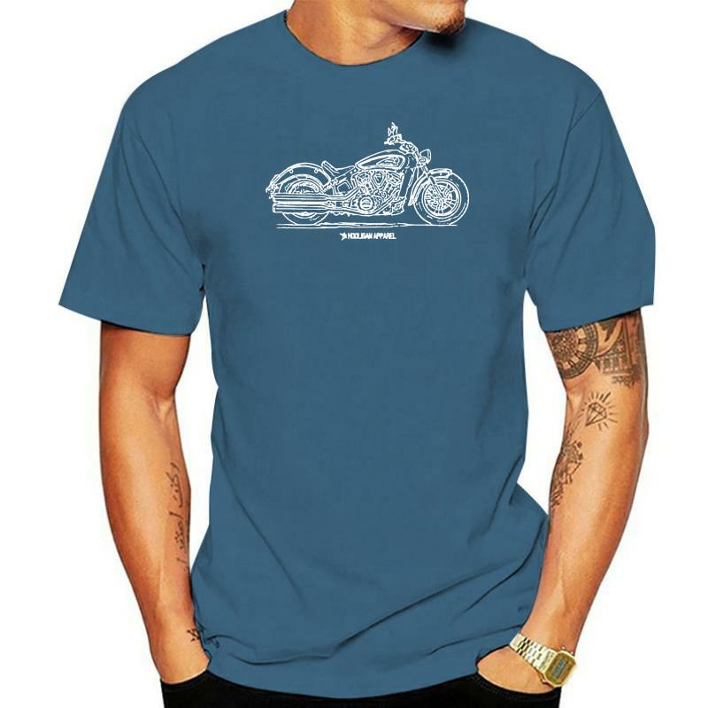 Camiseta Hipster de manga corta con cuello redondo, camisa informal de moda de verano para fanáticos de la motocicleta, estilo clásico americano