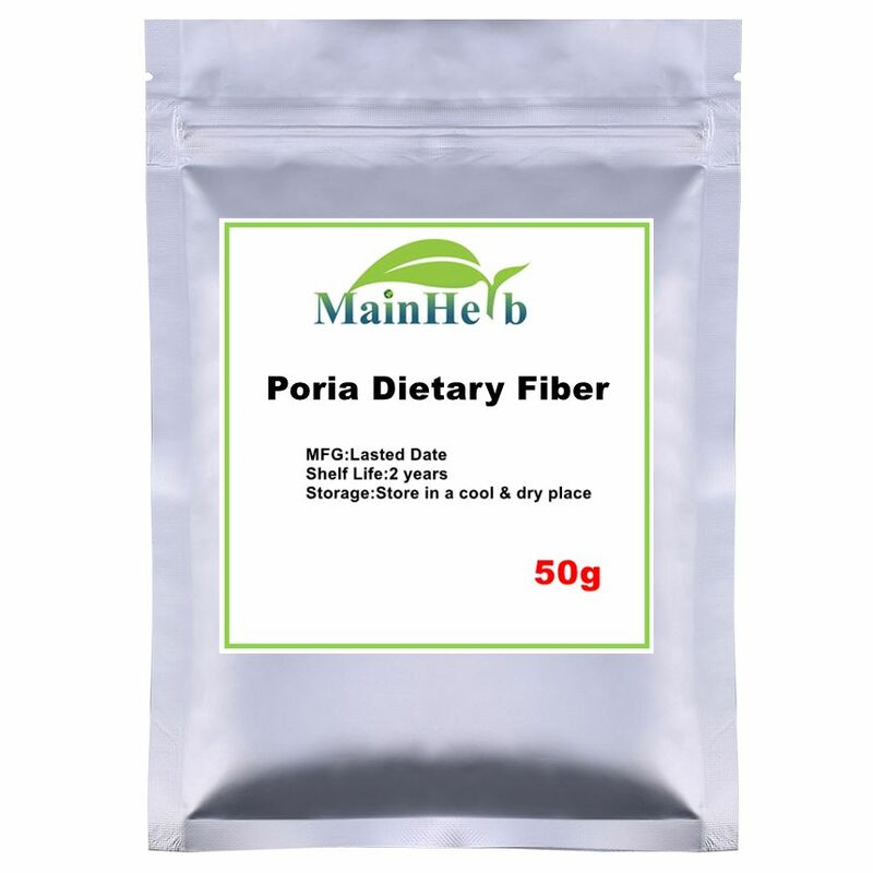 Fibra dietética poria de 50-1000g