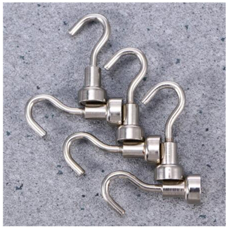 Крепкие магнитные крючки, 20 шт., сверхпрочные настенные крючки, вешалка для ключей, чашек, для хранения домашняя кухонная для хранения