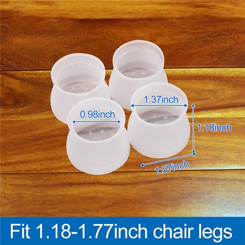 Chair Cover Leg Caps Silicone Floor Protector Home Furniture Table Feet Cover Protection Mat Stool Mute Table Leg Caps