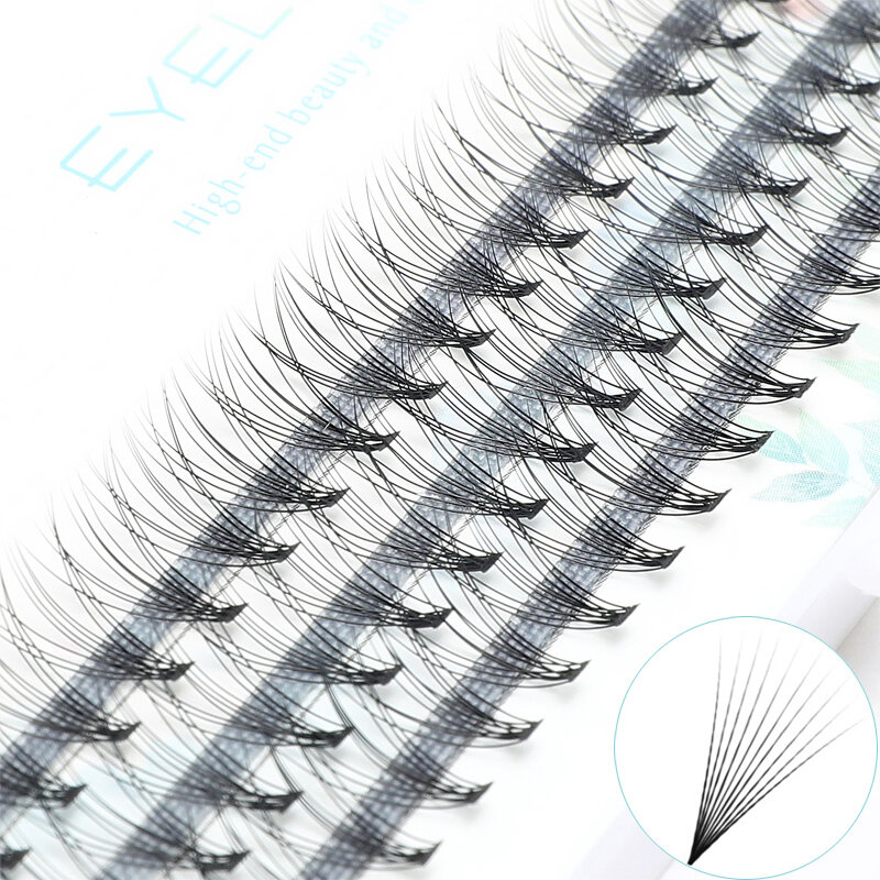 IAGEDE 60 PCS Professional ขนตาปลอม 0.07/0.1 Makeup Eyelash EXTENSION 8/9/10/11/12 มม.ขนตา bunche maquiagem