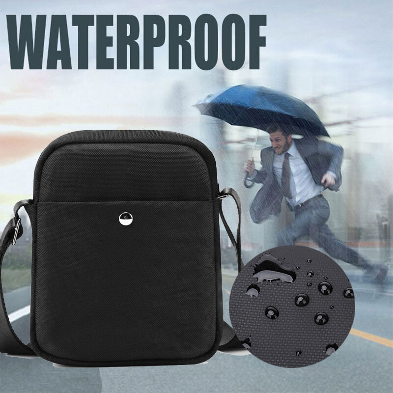ARCTIC HUNTER-남성용 메신저 가방, 8 인치 Ipad 캐주얼 크로스 바디 가방, 다기능 방수 숄더 백 팩, 볼사