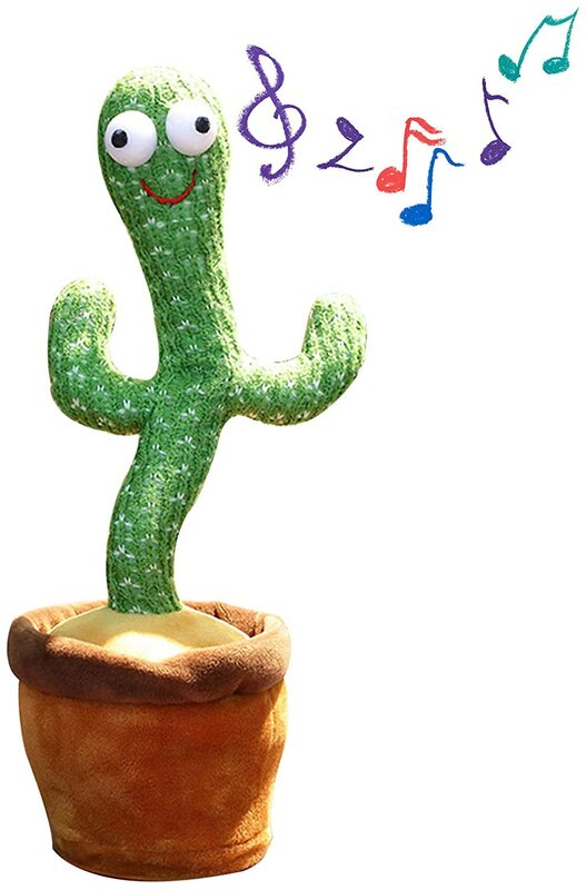 Nowy elektroniczny taniec kaktus śpiew taniec dekoracja prezent dla dzieci zabawne zabawki do wczesnej edukacji dzianiny pluszowe zabawki