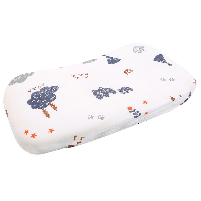 Almohada de espuma de memoria almohada ortopédica algodón cuello almohada fibra rebote lento suave almohada para bebé