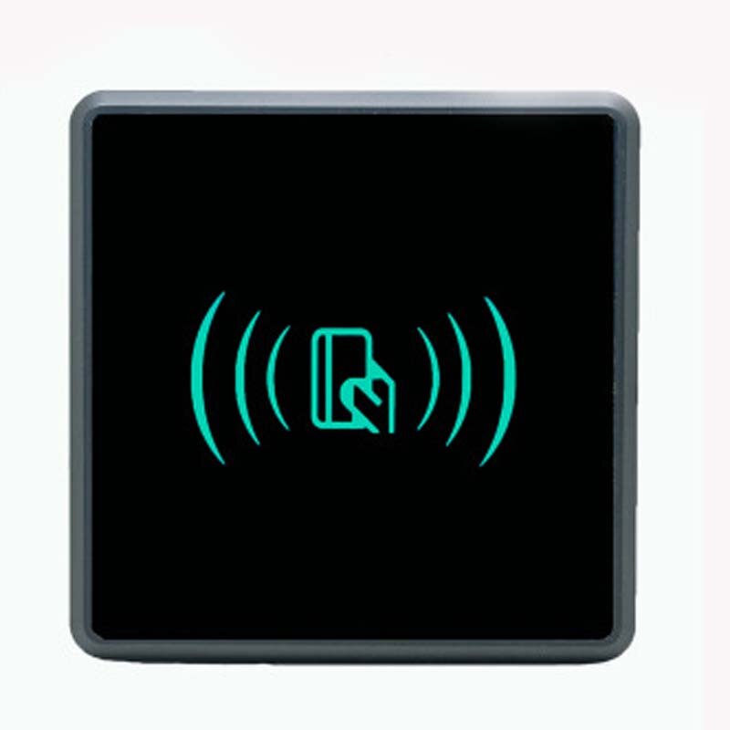 Cablaggio pulsante wireless gratuito controllo accessi wireless touch ID card access control