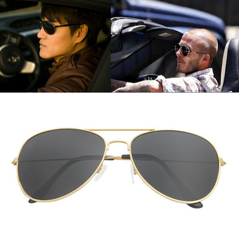 Clássico óculos de sol óculos de sol de pouco peso masculino feminino óculos de condução preto populares retro estilo verão