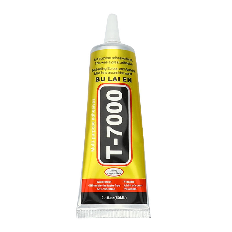 T7000 50ml Glues Multipurpose Adhesives Super Glues  Black Liquid Epoxy Glues For DIY Crafts Glass Phone Case Metal Fabric