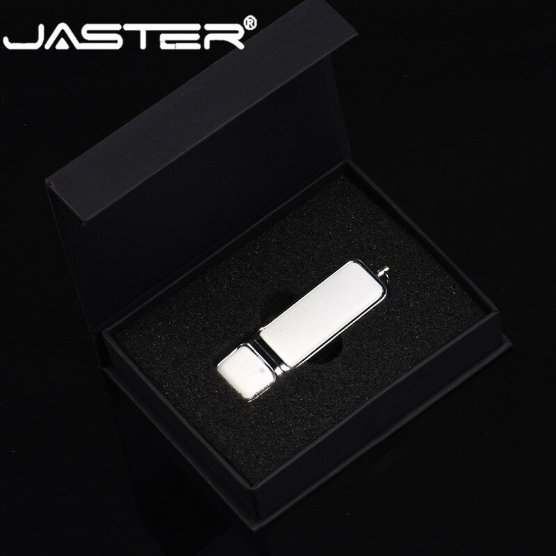 JASTER Logo Kustom Warna Kulit Cetak Usb 2.0 Memori Stick Flash Drive Pen Drive 64GB 32GB 16GB 8GB 4GB Hadiah Perusahaan