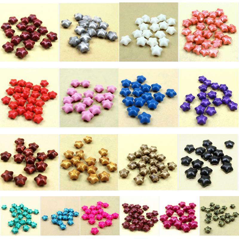 100Pcs Star Sealing Wax Beads for Sealing Stamps Greeting Letters Sealing Supplies Invitation Card Decorative Stamp Wax Mixed