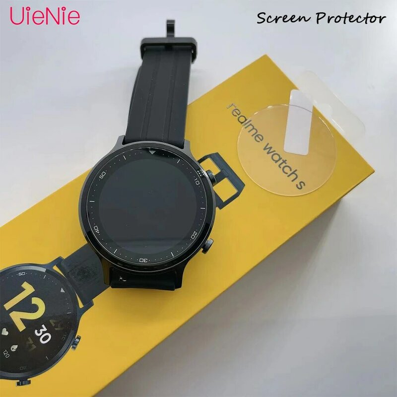 2 piezas para reloj inteligente Realme S 2.5D 9H, Protector de cobertura completa transparente, película protectora de vidrio antiarañazos, accesorios