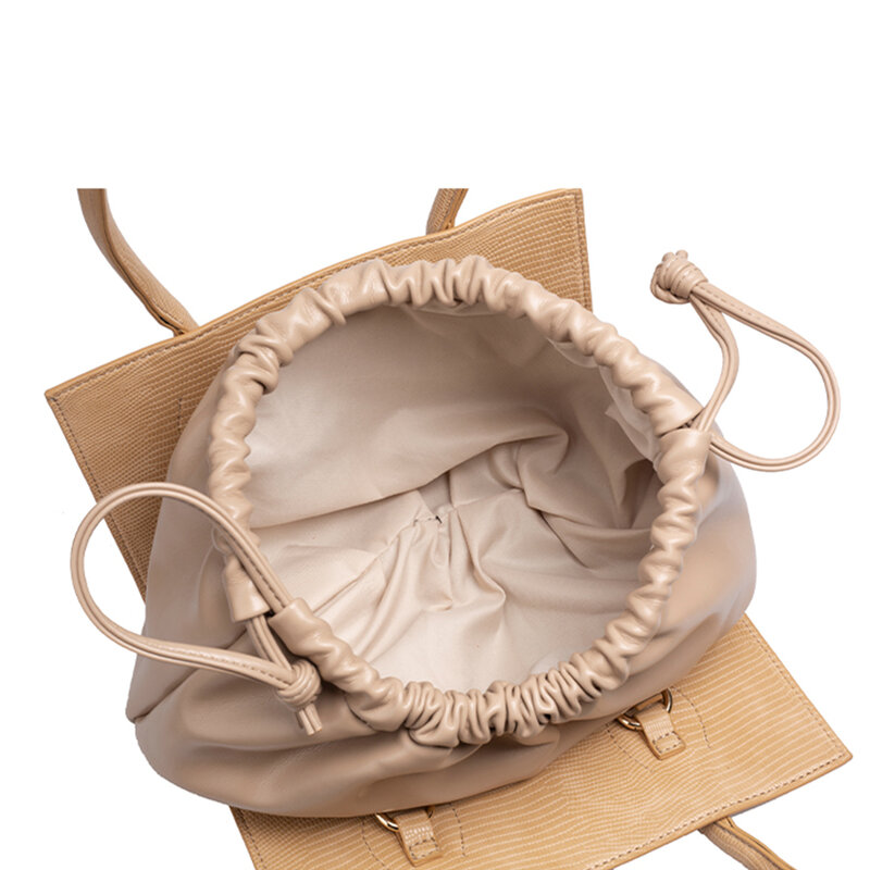 Vintage Alligator damskie torebki na ramię projektant torebki ze sznurkiem luksusowe torebki ze skóry Pu Chic Lady Tote damskie portmonetki 2021