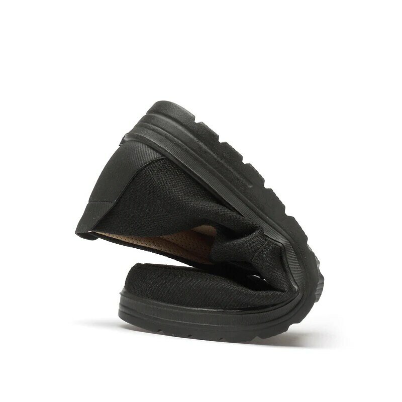 Sepatu Ayah Anti-selip Sepatu Bawah Lembut untuk Pria Lanjut Usia Santai Bersirkulasi Ringan dan Nyaman Sepatu Tunggal Ukuran Besar