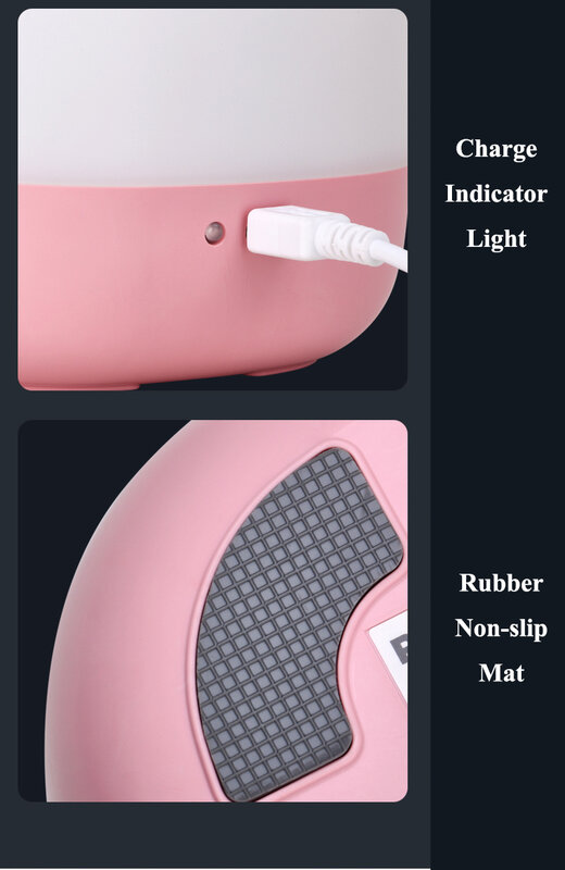 Panasonic Cảm Biến Cơ Thể Đèn Ngủ USB Sạc Đèn Bàn Trẻ Em Phòng Ngủ Đầu Giường Cho Bé Điều Dưỡng Đèn Trẻ Em Cho Con Bú Đèn
