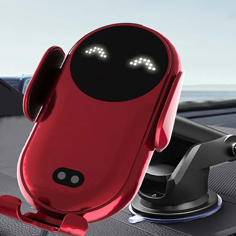 Carro inteligente carregador sem fio telefone titular sensor automático inteligente titular do telefone do carro mc889