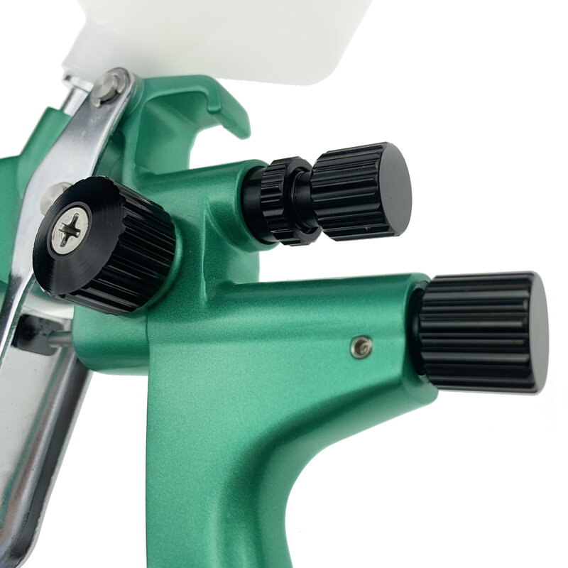 Bico pulverizador para pintura, pistola de ar hvlp de 1.4mm, mini ferramenta pneumática para revestimento com copo de 600ml