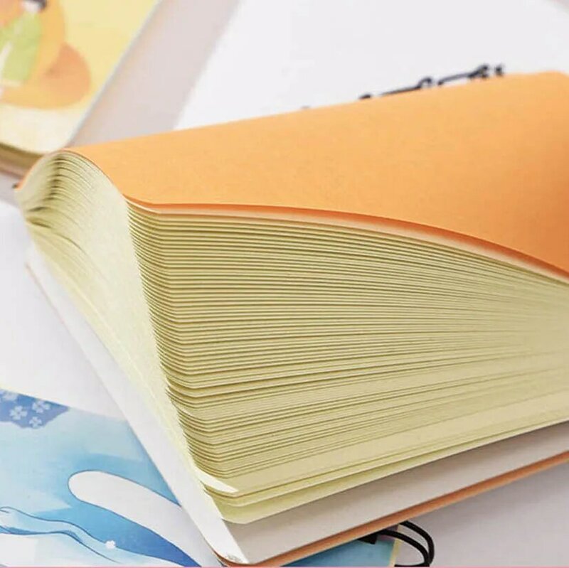 Kawaii Tagebuch Cartoon Spule Notebook A7 Tragbare Tasche Notizblock Journal Notebook kostenloser versand Büro Schule Supplise Schreibwaren