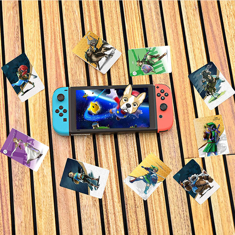 24 pièces/ensemble Étiquettes NFC Cartes de Jeu Pour Zelda Souffle de La Nature, NTAG215 Cartes de Jeu Pour Nintendo Switch/lite/Wii U