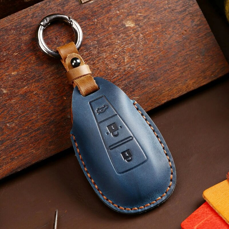 Juste de protection en cuir pour carte-clé de voiture, porte-clés modèle 3  Y, clip porte-clés, accessoires de voiture - AliExpress