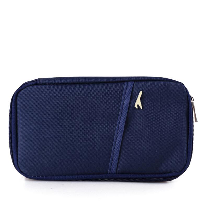 Sacs de rangement d'accessoires de voyage, portefeuille pour passeport cartes de crédit, porte-billets, sac à main multicolore Oxford