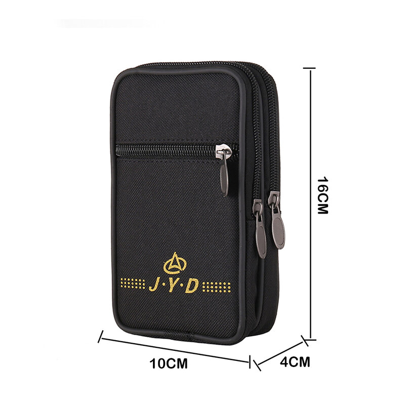 Waist Pack Men's Casual Canvas Bag Travel Purse Belt Zipper Tactical Sport Fanny Mobile Phone Belt Bum Pouch Cigarette Pocket