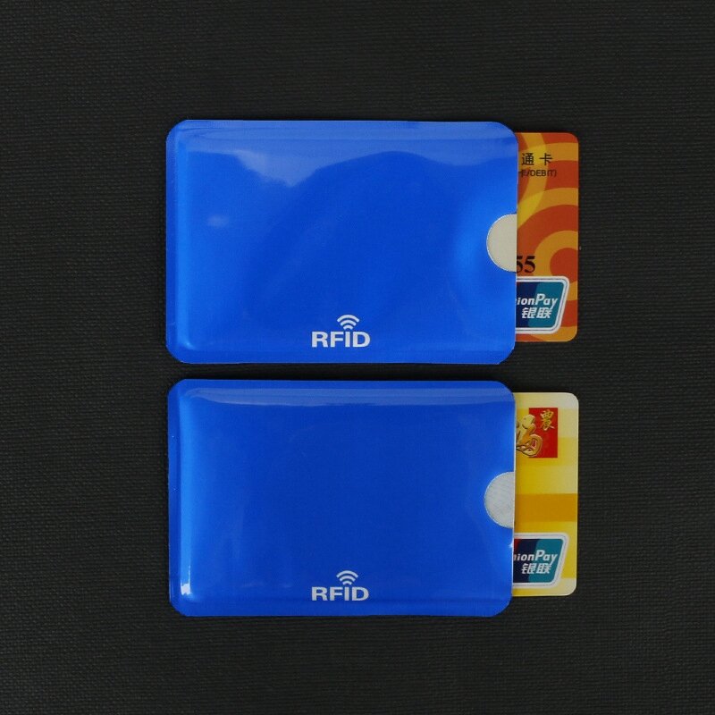 5 Buah Dompet Kartu RFID Tempat Kartu Kredit Sampul Paspor Dompet RFID Tempat Kartu Kasus Paspor Dompet Casing Tempat Kartu untuk Kartu
