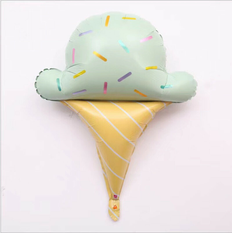 여름 귀여운 아이스크림 시리즈 알루미늄 필름 풍선, 어린이 장난감, 생일 하와이 파티 장식