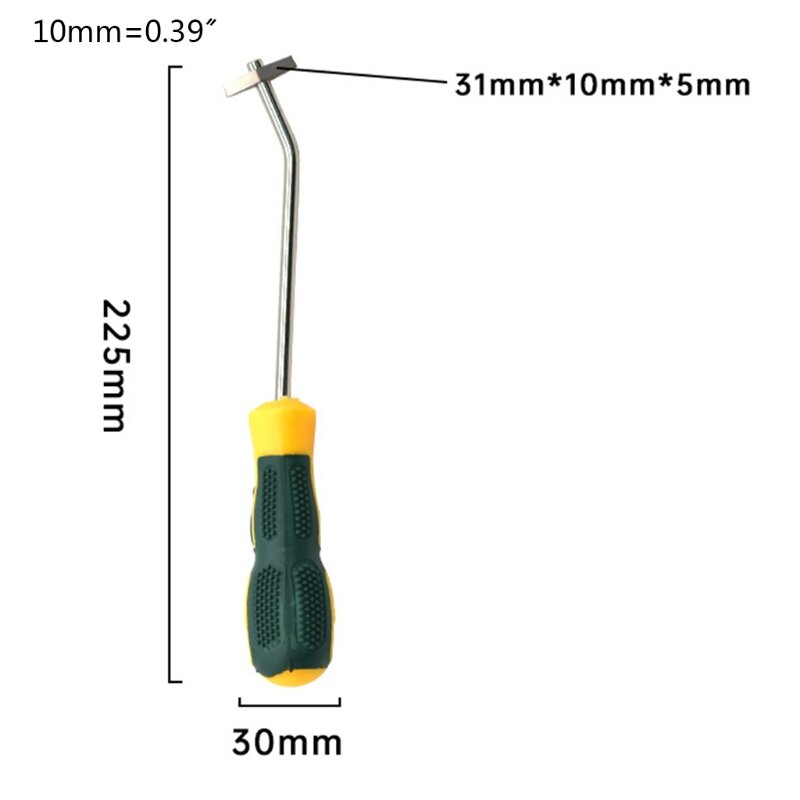 Tile  Cleaner Tungsten Steel Ceramic Tile Grout Remover Tile Cleaning Tools Sturdy Angled Grout Scraping Rake Tool