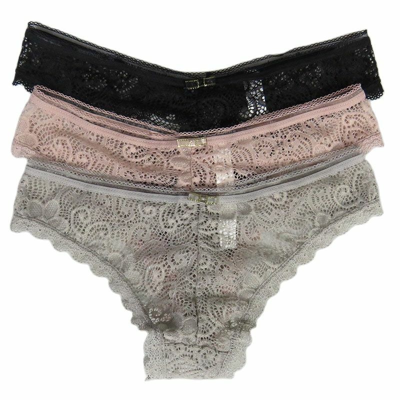 New Leggings Women's Pants Transparent Panties For Woman Underwear Sexy Lace Breathable Soft Lingerie Female Underpants 3 Pcs