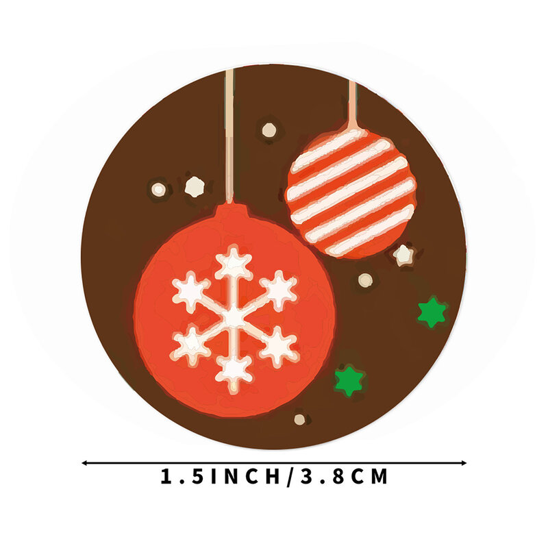 500pcs Merry Christmas Stickers Seal Labels for XMAS Gift Card Box Package Santa Label Sealing Stickers Decorative Stickers