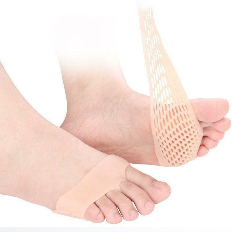 Silicone oco design antepé almofada reutilizável acolhedor alívio da dor do pé almofadas jl