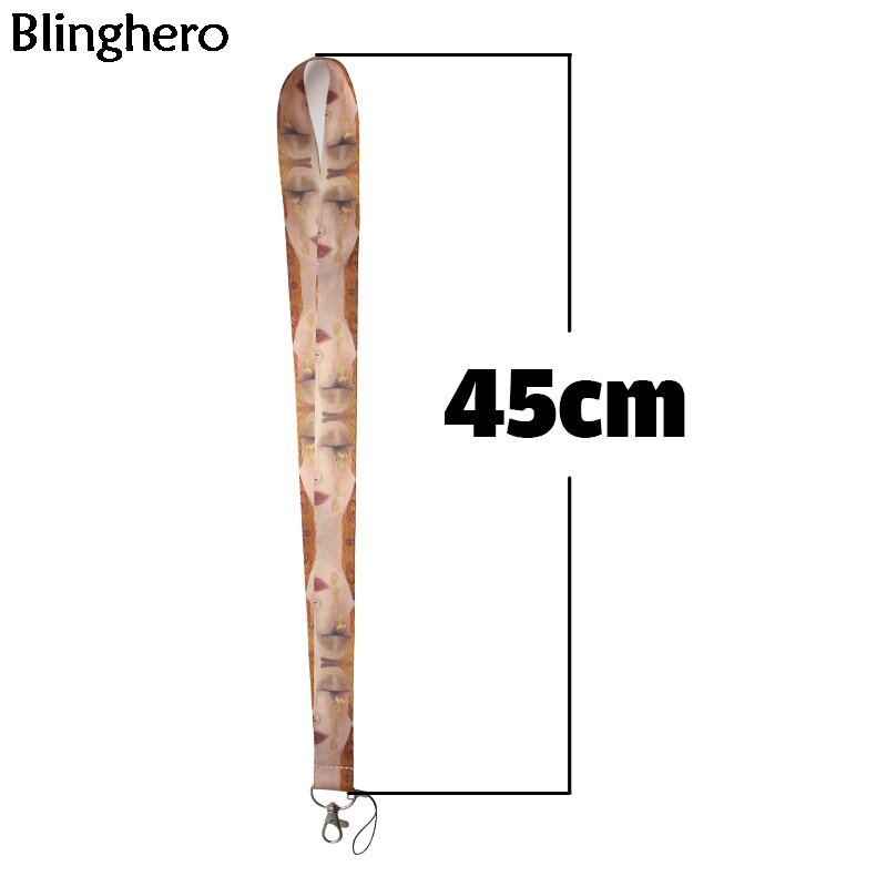 Blinghero Lanyard ID Badge Holder Art Series Lanyard For Keys Chain Badges Whistles Camera Neck Straps Hang Rope Lanyards BH0605