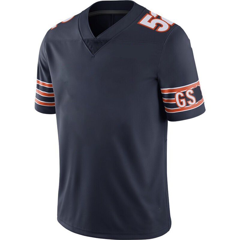 Jersey de puntada personalizado para hombre, camisetas de los fanáticos de Chicago, fútbol americano, camiseta para hombre