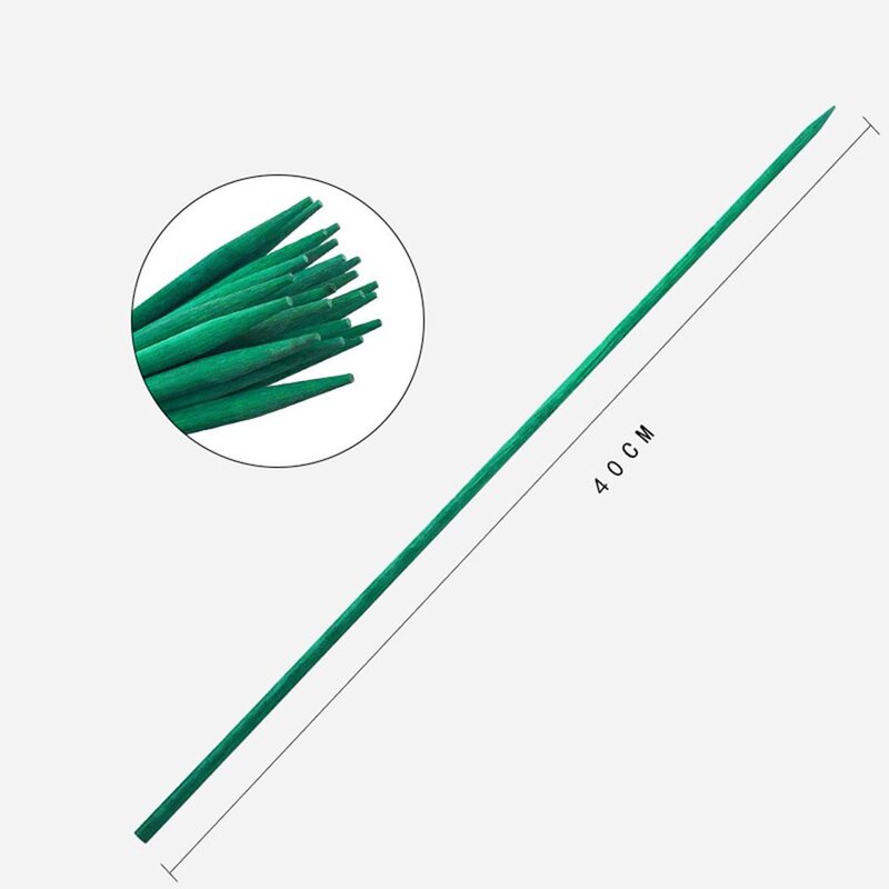 For Flowers Plant Stake Garden Green Plant Replacement Sticks Support 40cm