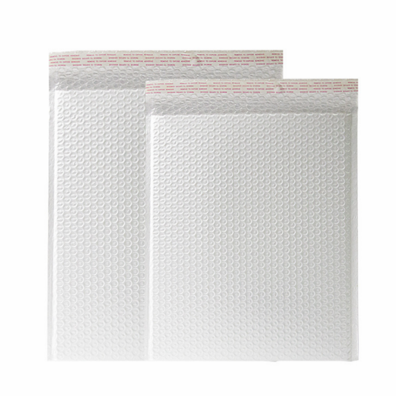 100 sztuk/partia białe koperty z pianki torby samoprzylepne Mailers wyściełane koperty wysyłkowe z Bubble Mailing Bag wysyłka pakiety torba