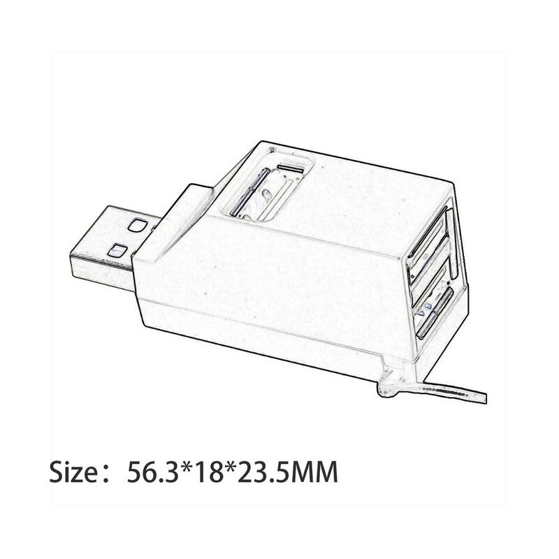 Mini USB 2.0/3.0 adattatore Hub Splitter Hub USB multiporta ad alta velocità per Computer PC per dischi rigidi portatili