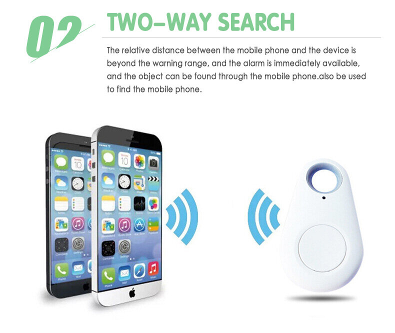 Mini Anti Verloren Alarm Brieftasche KeyFinder Smart Tag Bluetooth-kompatibel Tracer GPS Locator Keychain Kind Tag Tracker Schlüssel Finder