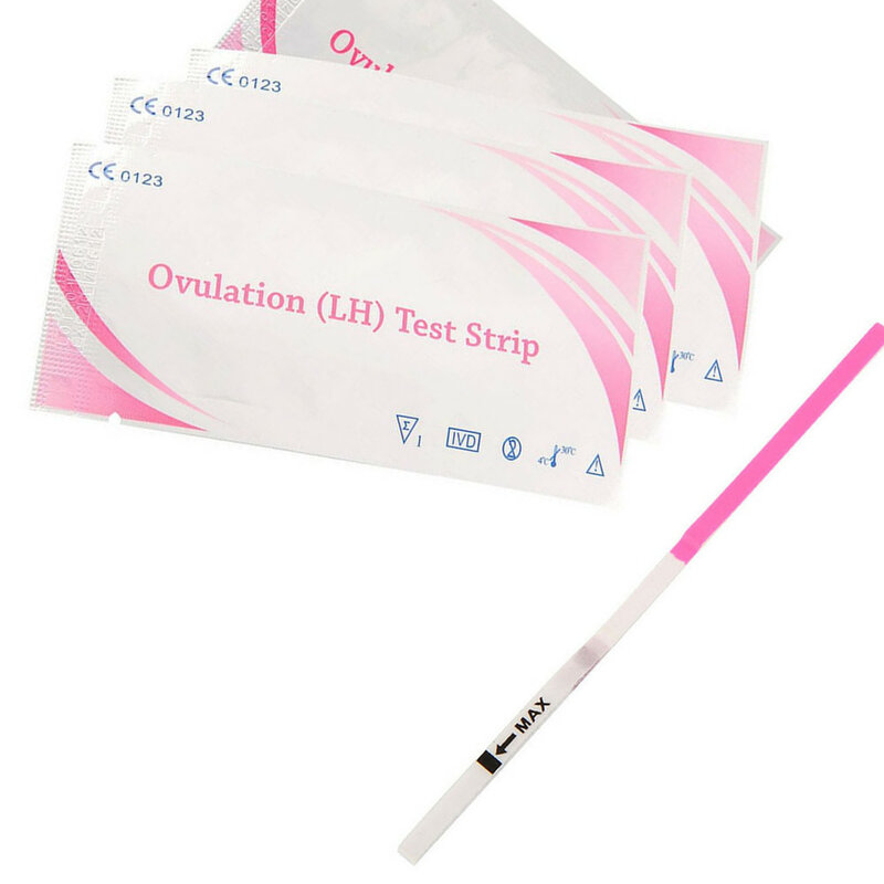 Tiras de prueba de ovulación Lh, tiras de prueba con más del 99% de precisión de primera respuesta, prueba de ovulación en orina, 5 uds.