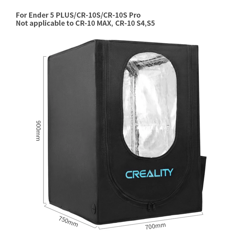 Creality 3d impressora gabinete proteção capa de preservação do calor caso para Ender-3 v2/Ender-3 pro/Ender-5 plus/CR-10 v3 impressora