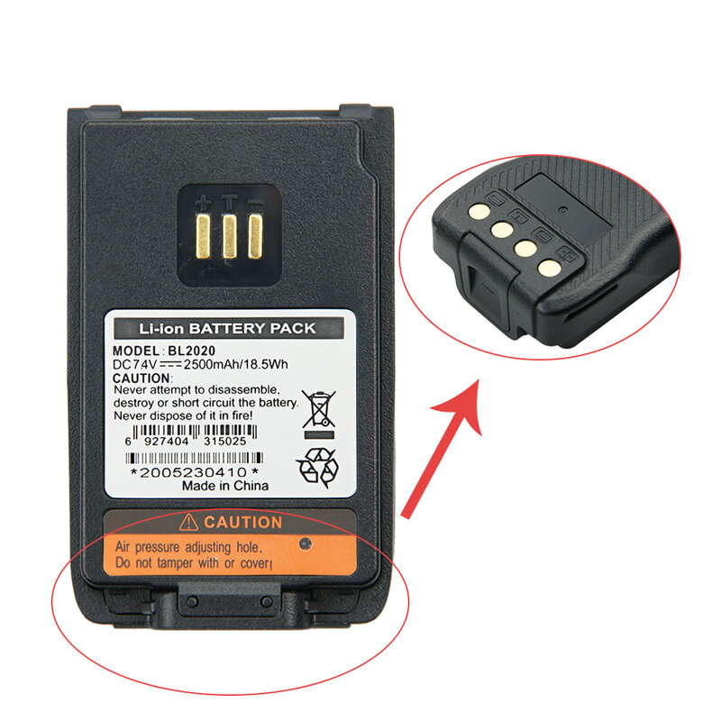 10x 2500mAh BL1502 BL1504 BL2010 BL2020-EX Battery for Hytera PD502 PD602 PD500 PD600 PD560 PD660 PD505