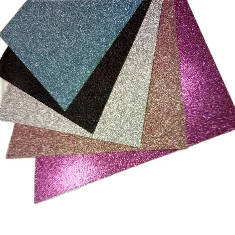 500Pcs/กล่องกระดาษ Glitter จัดส่งฟรี Made In China ที่มีสีสัน Glitter กระดาษสำหรับงานฝีมือตกแต่ง Glitter กระดาษการ์ด