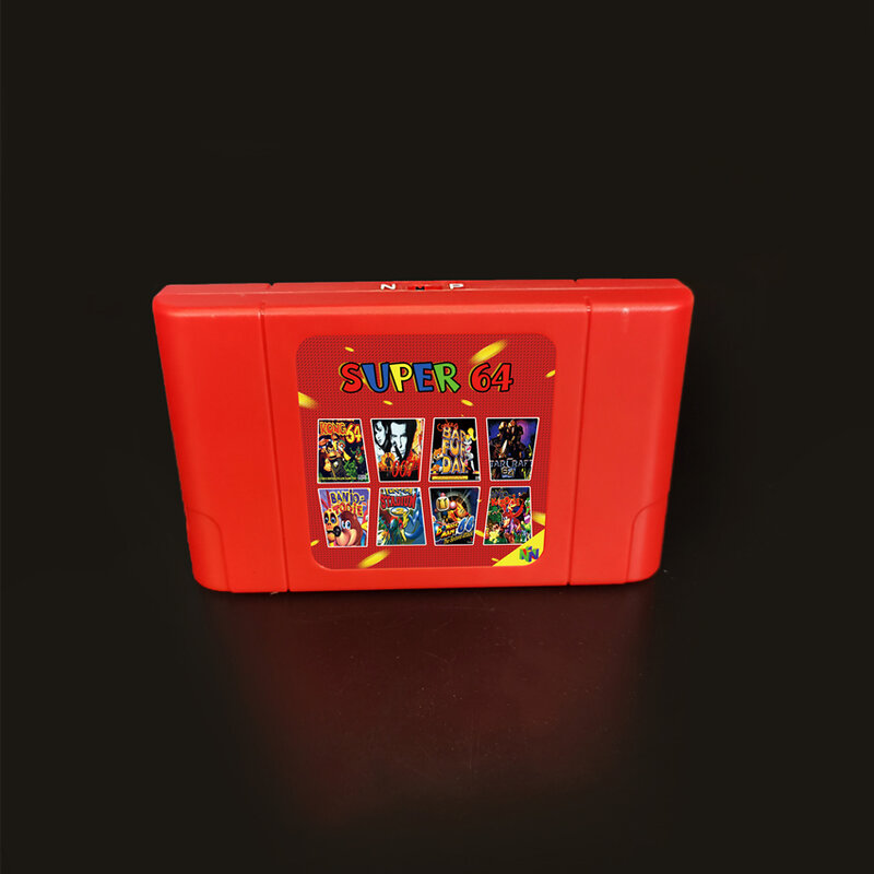 جديد سوبر 64 ريترو بطاقة الألعاب 340 في 1 لعبة خرطوشة ل N64 لعبة فيديو وحدة التحكم
