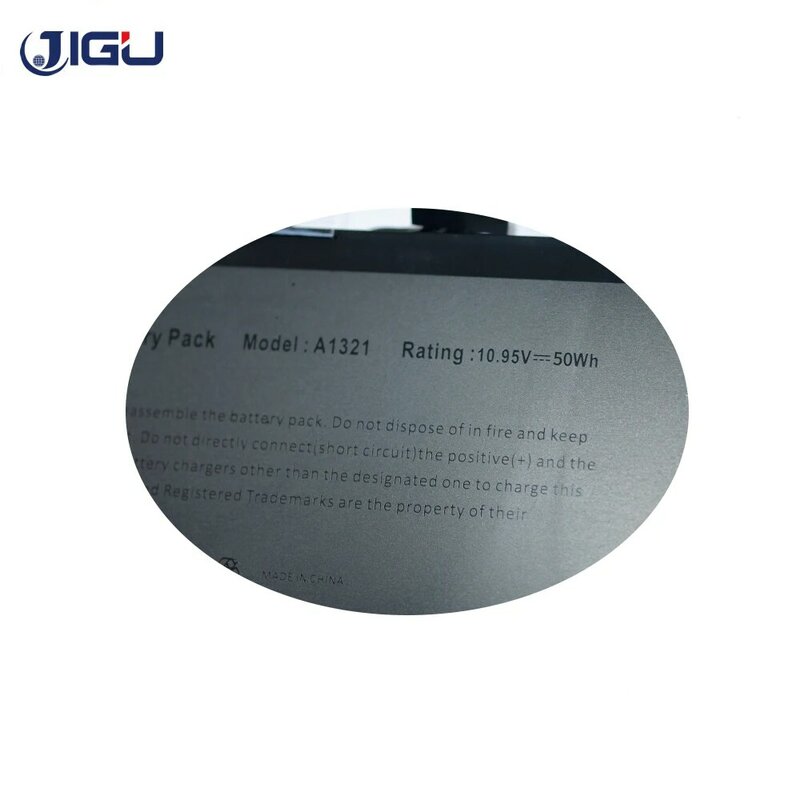 JIGU แบตเตอรี่แล็ปท็อปใหม่สำหรับ Apple สำหรับ MacBook Pro A1321 Pro 15 "MB985CH/15 นิ้วความจุ,10.95V 73WH