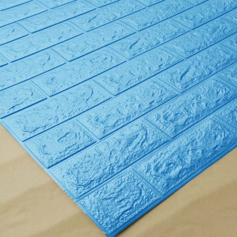 Pegatinas de pared 3d PE, papel tapiz autoadhesivo de 70 y 15CM, pegatinas de pared de protección del medio ambiente