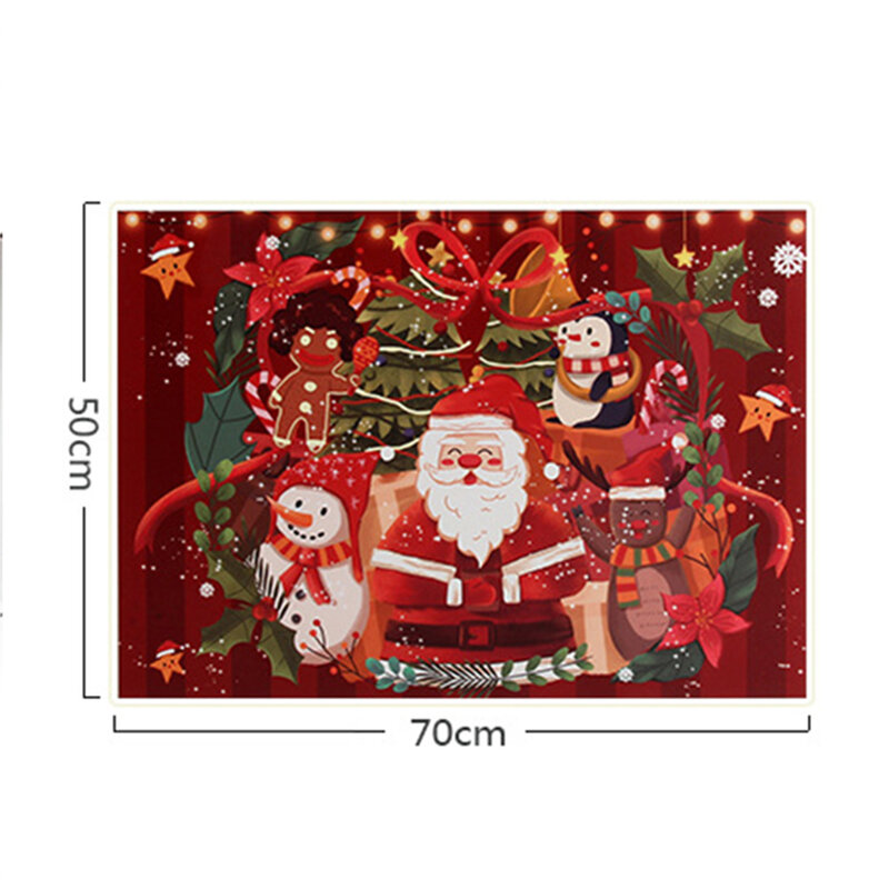 1000Pcs Santa Pattern Jigsaw Puzzle Christmas Gift Self Assembly for Kids Games